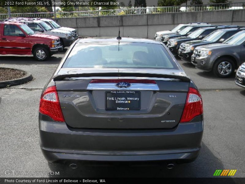 Sterling Grey Metallic / Charcoal Black 2012 Ford Fusion SEL V6