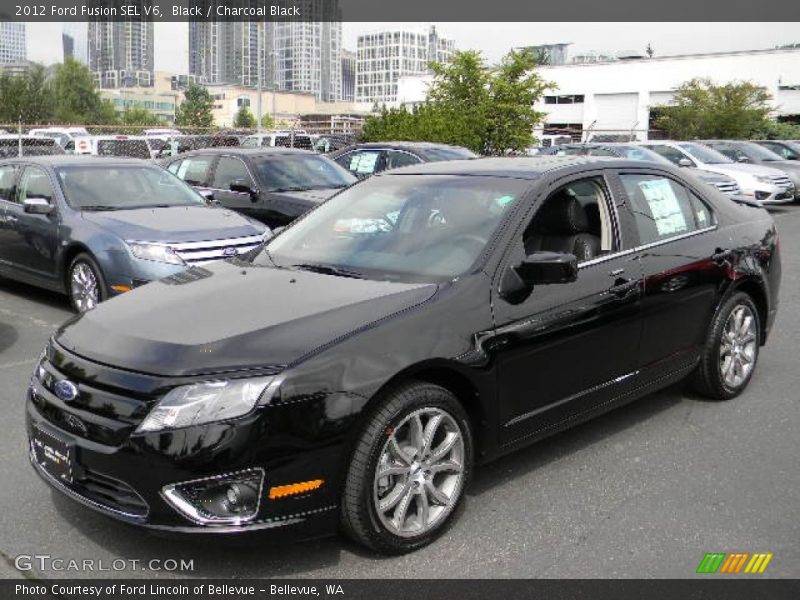 Black / Charcoal Black 2012 Ford Fusion SEL V6