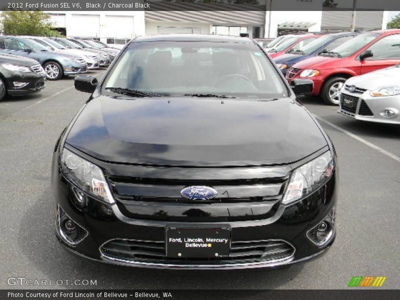 Black / Charcoal Black 2012 Ford Fusion SEL V6