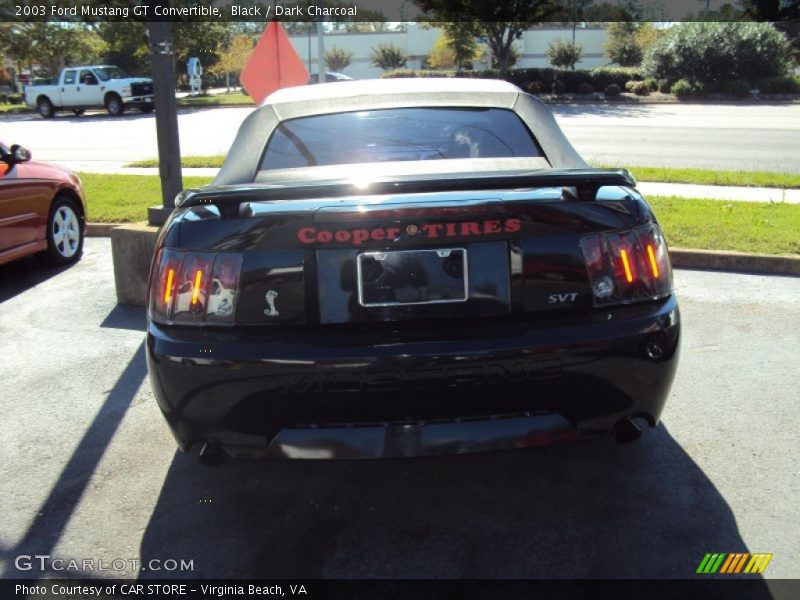 Black / Dark Charcoal 2003 Ford Mustang GT Convertible