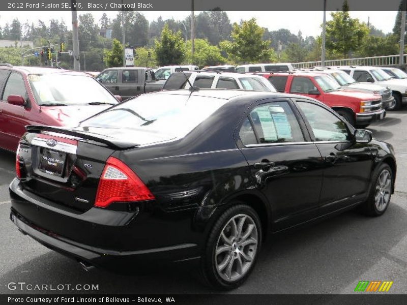 Black / Charcoal Black 2012 Ford Fusion SEL V6