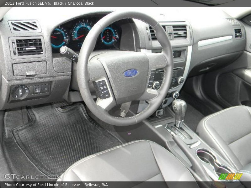 Black / Charcoal Black 2012 Ford Fusion SEL V6
