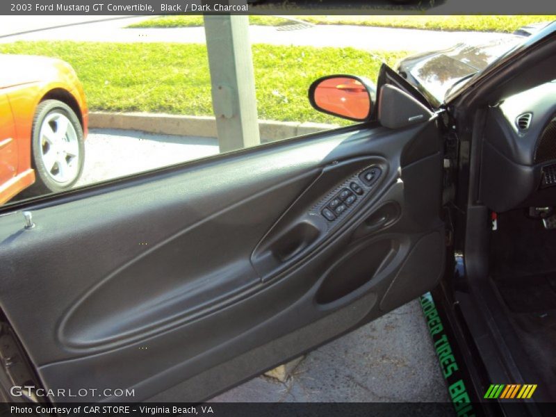 Black / Dark Charcoal 2003 Ford Mustang GT Convertible