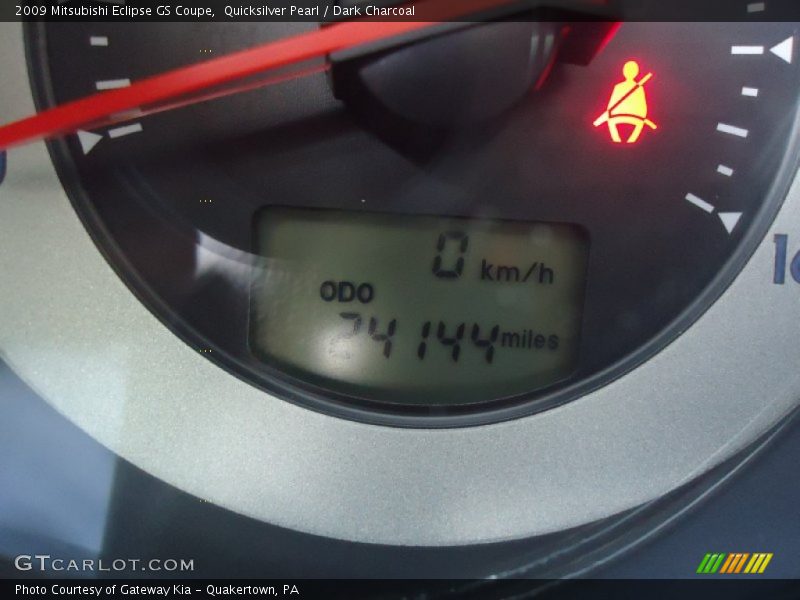 Quicksilver Pearl / Dark Charcoal 2009 Mitsubishi Eclipse GS Coupe