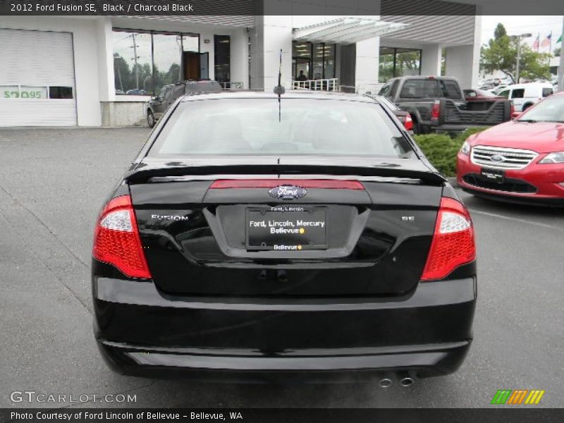 Black / Charcoal Black 2012 Ford Fusion SE