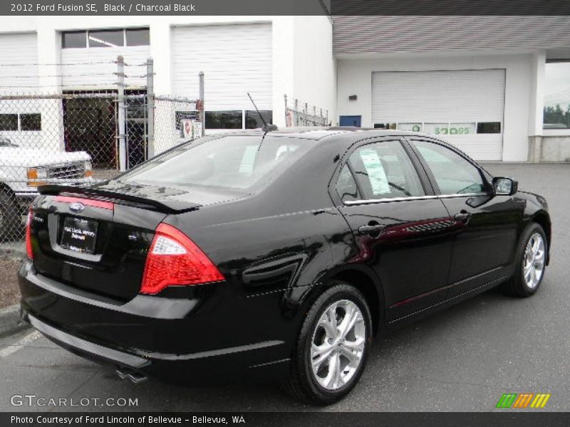 Black / Charcoal Black 2012 Ford Fusion SE