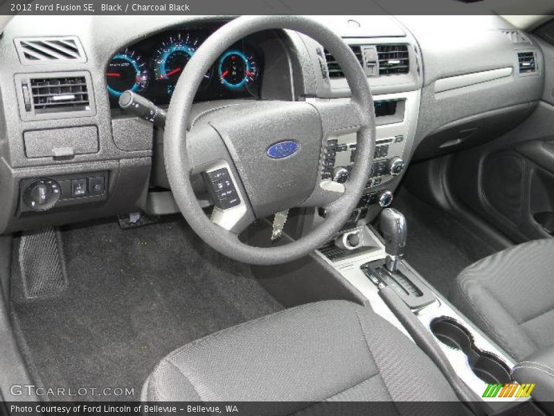 Black / Charcoal Black 2012 Ford Fusion SE