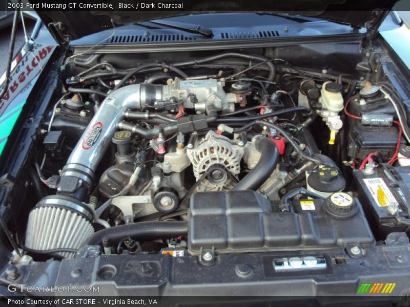 Black / Dark Charcoal 2003 Ford Mustang GT Convertible