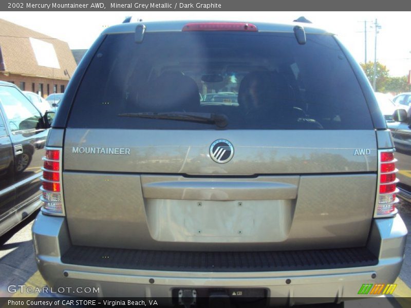 Mineral Grey Metallic / Dark Graphite 2002 Mercury Mountaineer AWD