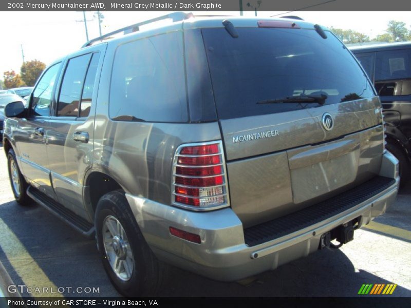 Mineral Grey Metallic / Dark Graphite 2002 Mercury Mountaineer AWD