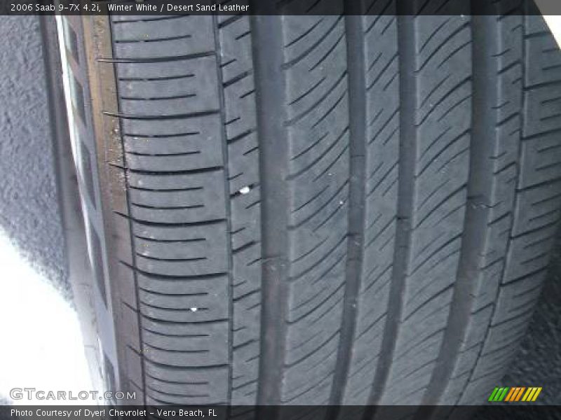 Winter White / Desert Sand Leather 2006 Saab 9-7X 4.2i