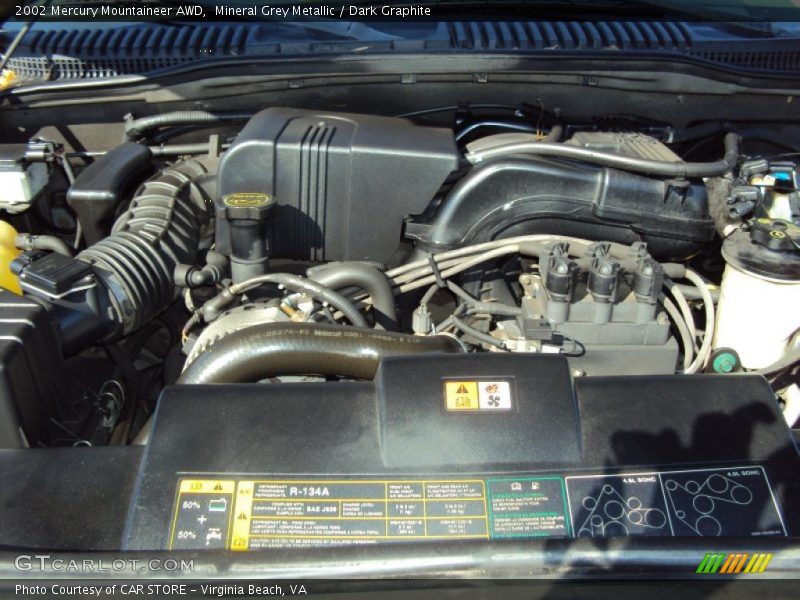 Mineral Grey Metallic / Dark Graphite 2002 Mercury Mountaineer AWD