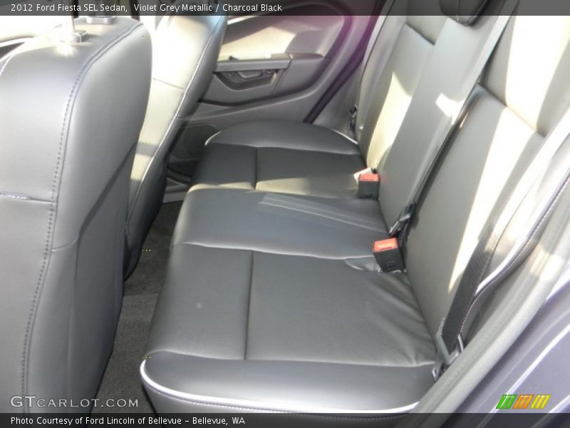  2012 Fiesta SEL Sedan Charcoal Black Interior