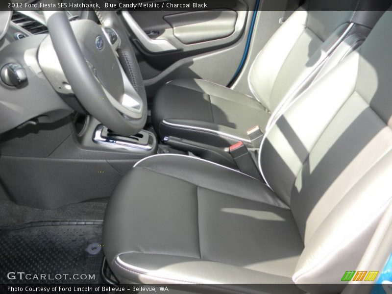 Blue Candy Metallic / Charcoal Black 2012 Ford Fiesta SES Hatchback