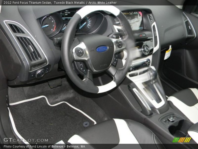 Dashboard of 2012 Focus Titanium Sedan