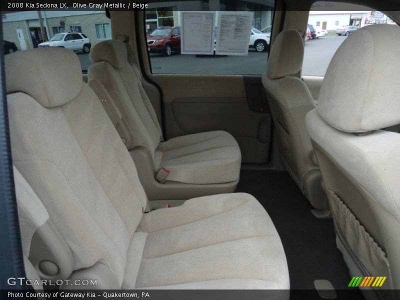 Olive Gray Metallic / Beige 2008 Kia Sedona LX