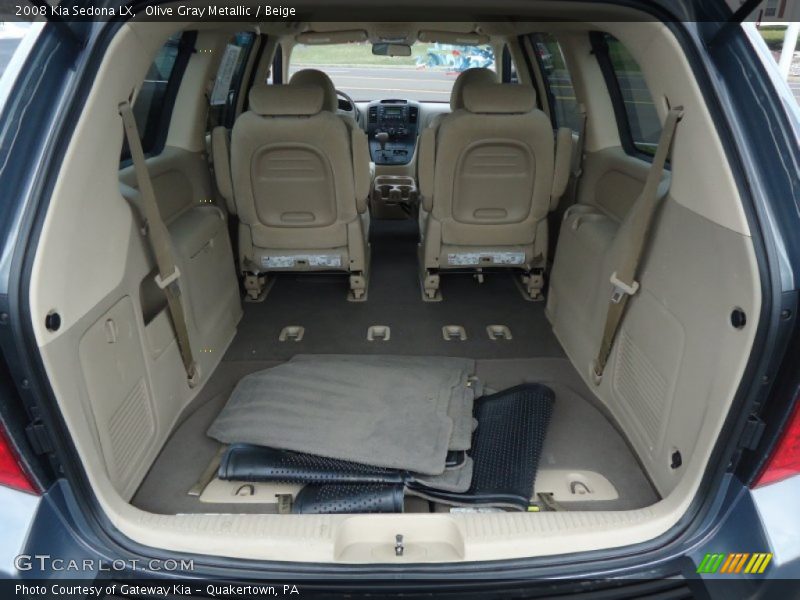Olive Gray Metallic / Beige 2008 Kia Sedona LX