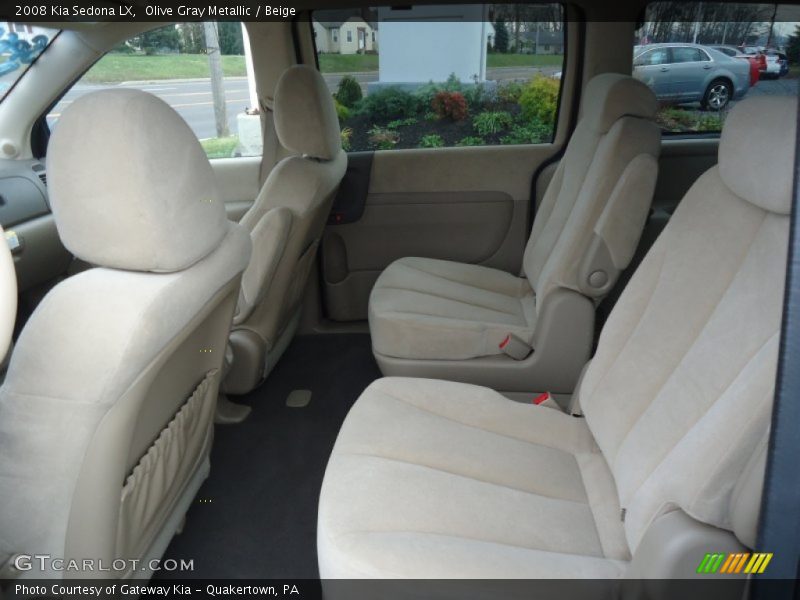 Olive Gray Metallic / Beige 2008 Kia Sedona LX