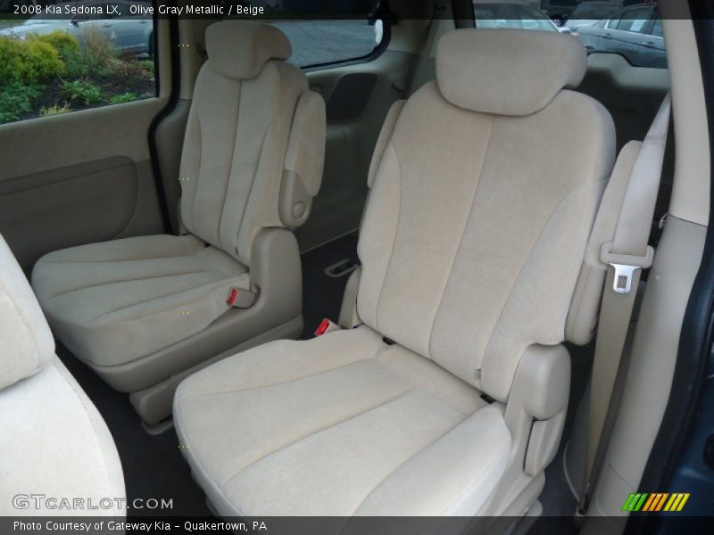 Olive Gray Metallic / Beige 2008 Kia Sedona LX