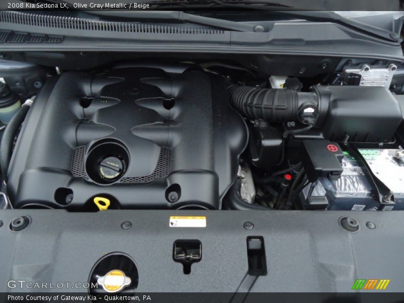 Olive Gray Metallic / Beige 2008 Kia Sedona LX