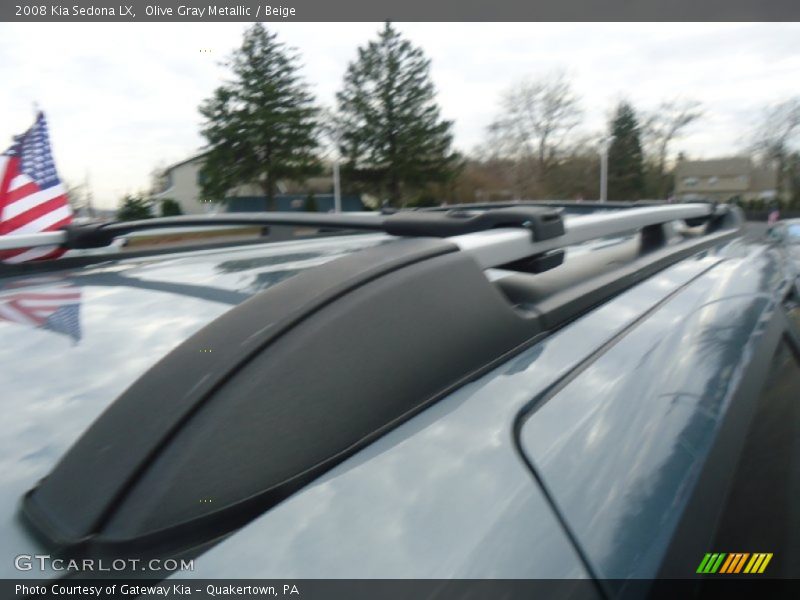 Olive Gray Metallic / Beige 2008 Kia Sedona LX