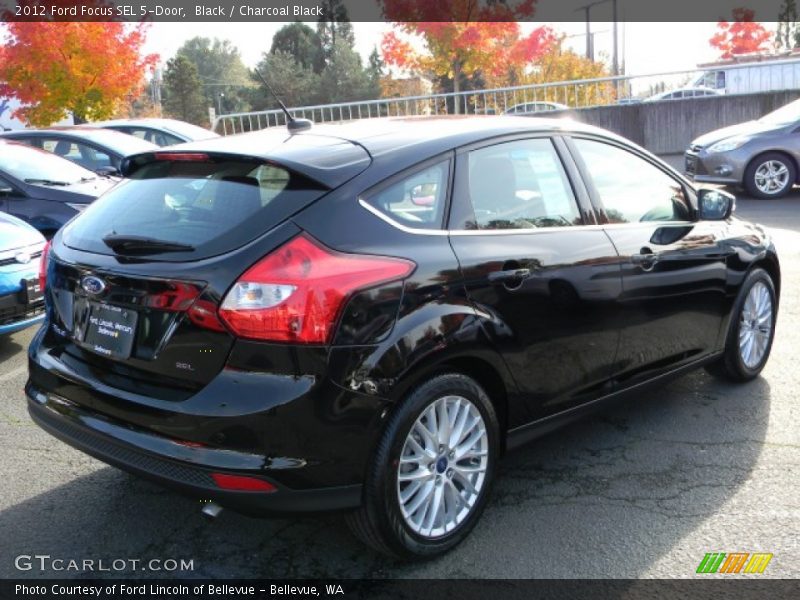 Black / Charcoal Black 2012 Ford Focus SEL 5-Door