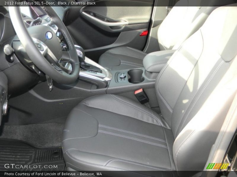  2012 Focus SEL 5-Door Charcoal Black Interior