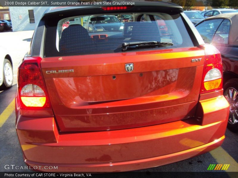  2008 Caliber SXT Sunburst Orange Pearl