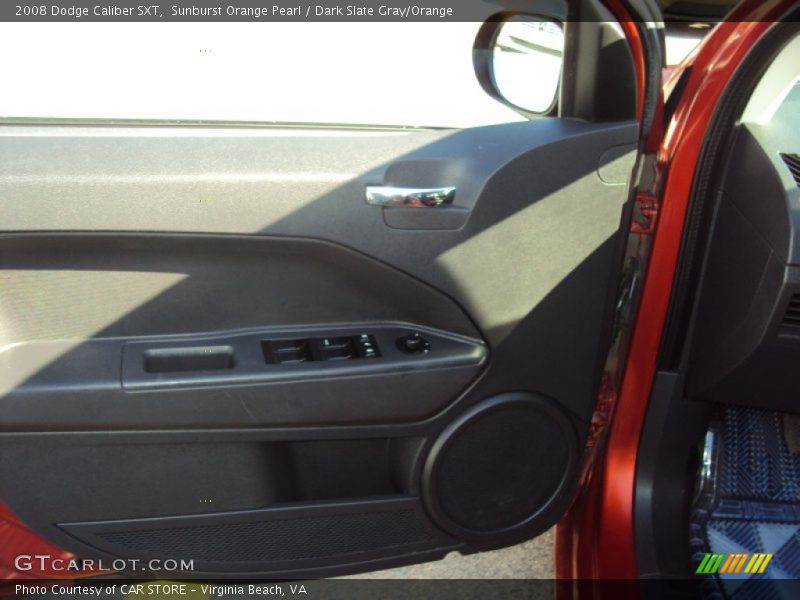Sunburst Orange Pearl / Dark Slate Gray/Orange 2008 Dodge Caliber SXT