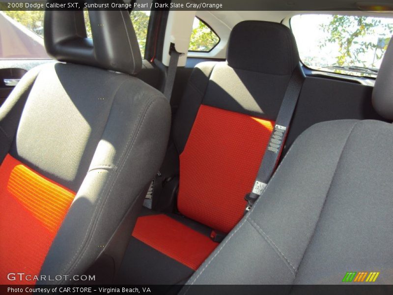 Sunburst Orange Pearl / Dark Slate Gray/Orange 2008 Dodge Caliber SXT