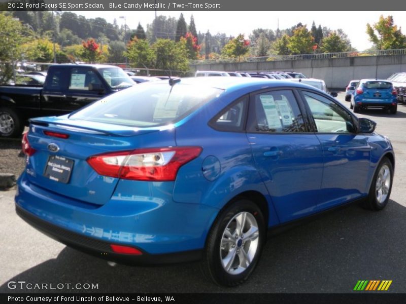 Blue Candy Metallic / Two-Tone Sport 2012 Ford Focus SE Sport Sedan