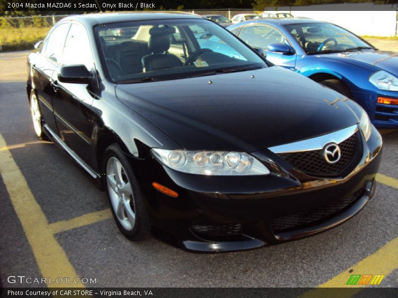 Onyx Black / Black 2004 Mazda MAZDA6 s Sedan