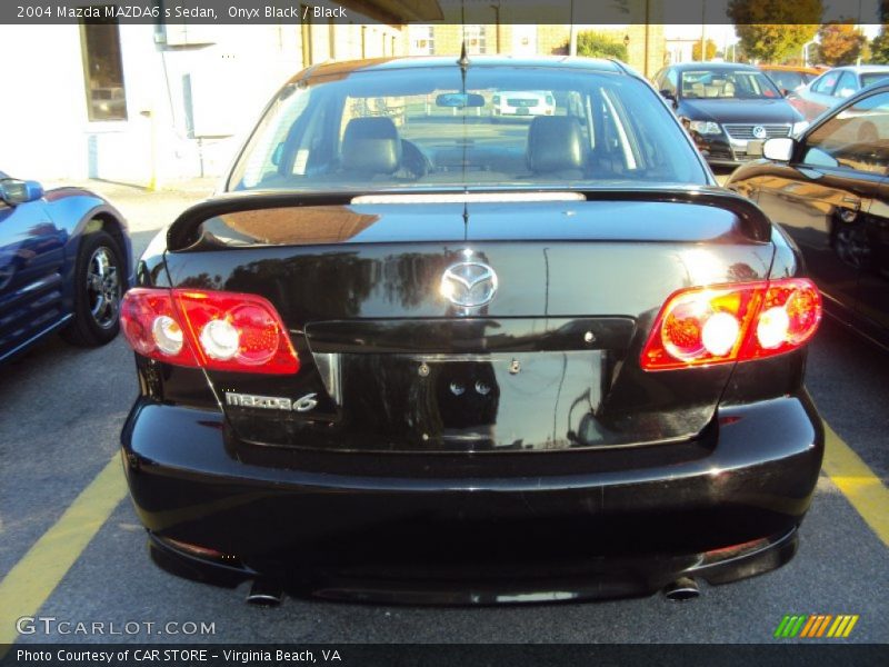 Onyx Black / Black 2004 Mazda MAZDA6 s Sedan