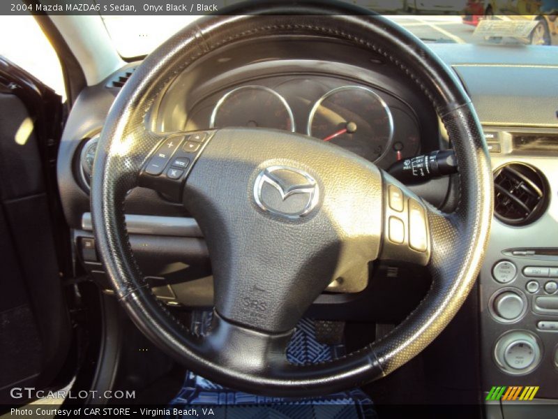Onyx Black / Black 2004 Mazda MAZDA6 s Sedan