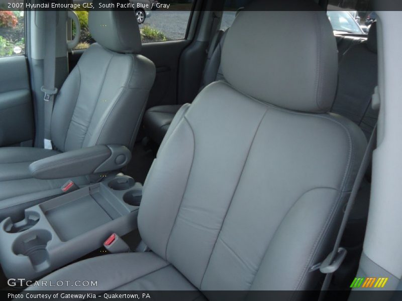 South Pacific Blue / Gray 2007 Hyundai Entourage GLS