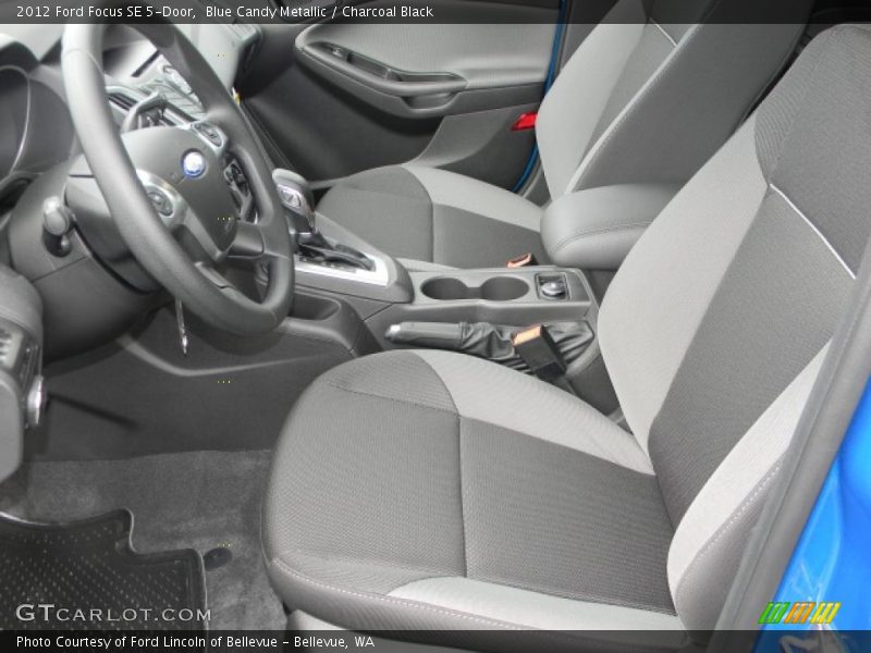  2012 Focus SE 5-Door Charcoal Black Interior
