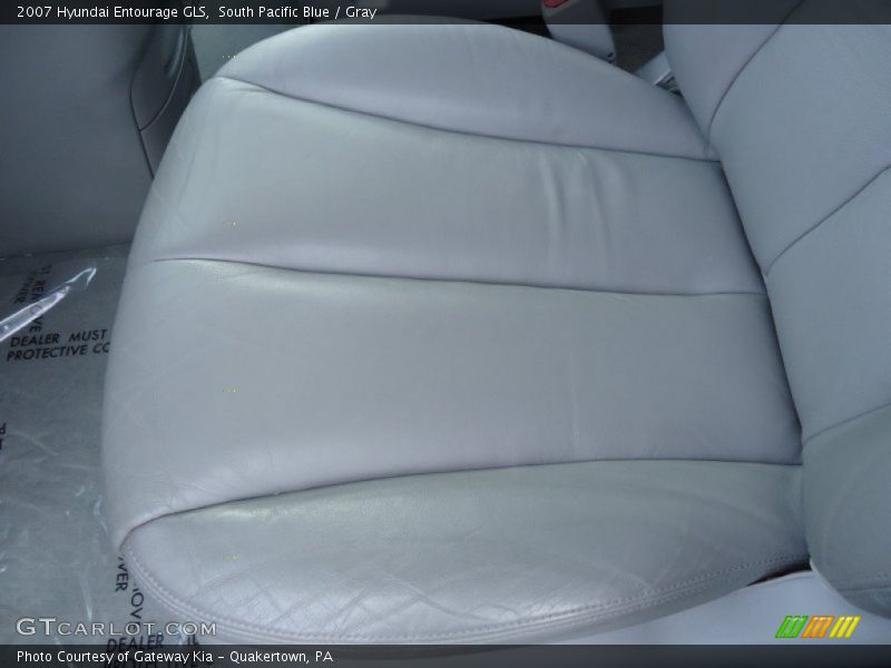 South Pacific Blue / Gray 2007 Hyundai Entourage GLS