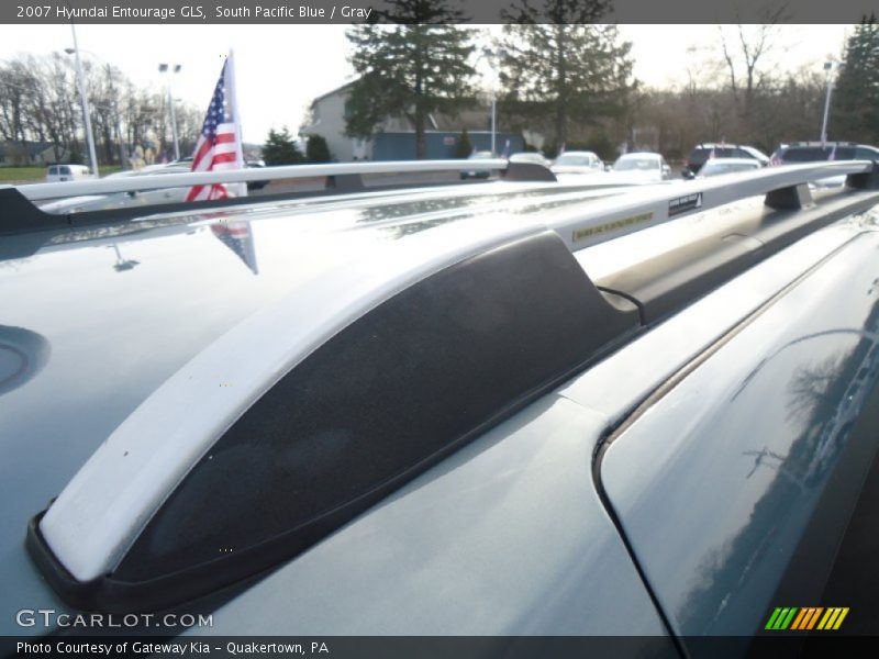 South Pacific Blue / Gray 2007 Hyundai Entourage GLS