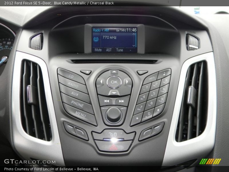 Blue Candy Metallic / Charcoal Black 2012 Ford Focus SE 5-Door
