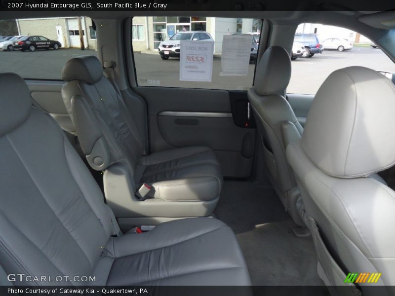 South Pacific Blue / Gray 2007 Hyundai Entourage GLS