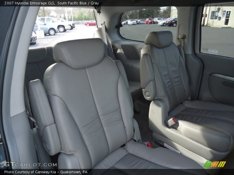 South Pacific Blue / Gray 2007 Hyundai Entourage GLS