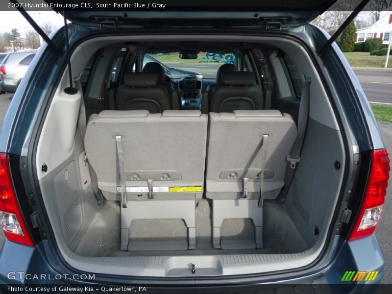 South Pacific Blue / Gray 2007 Hyundai Entourage GLS