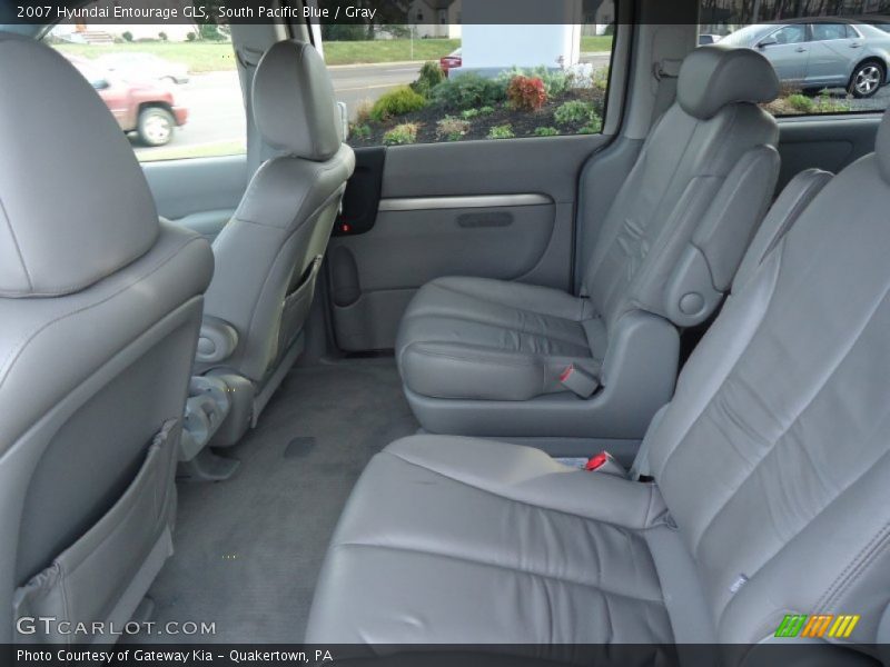 South Pacific Blue / Gray 2007 Hyundai Entourage GLS