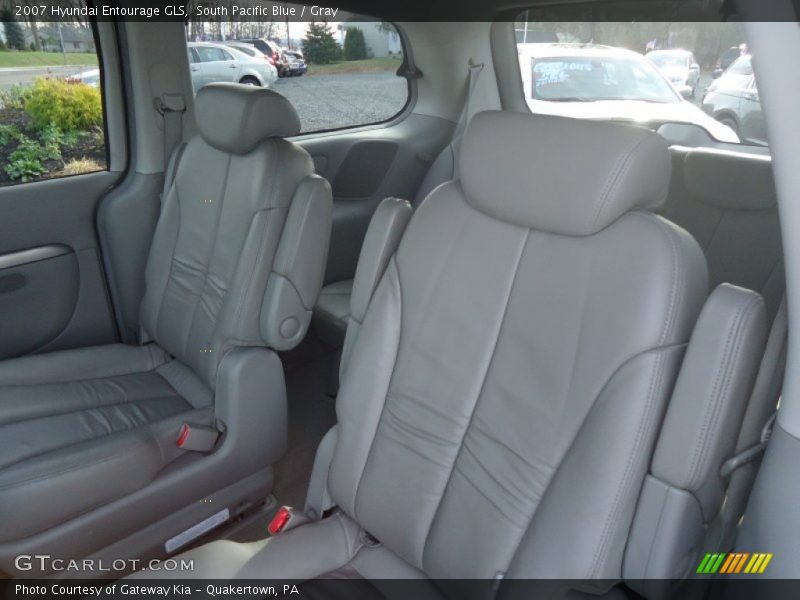 South Pacific Blue / Gray 2007 Hyundai Entourage GLS