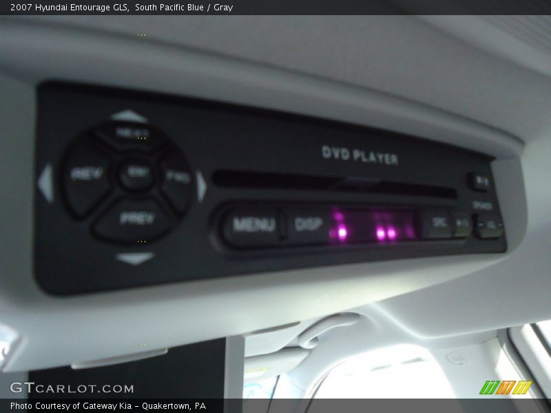 South Pacific Blue / Gray 2007 Hyundai Entourage GLS