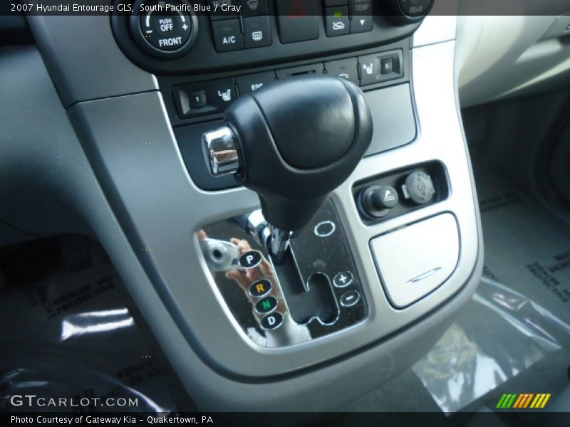 South Pacific Blue / Gray 2007 Hyundai Entourage GLS