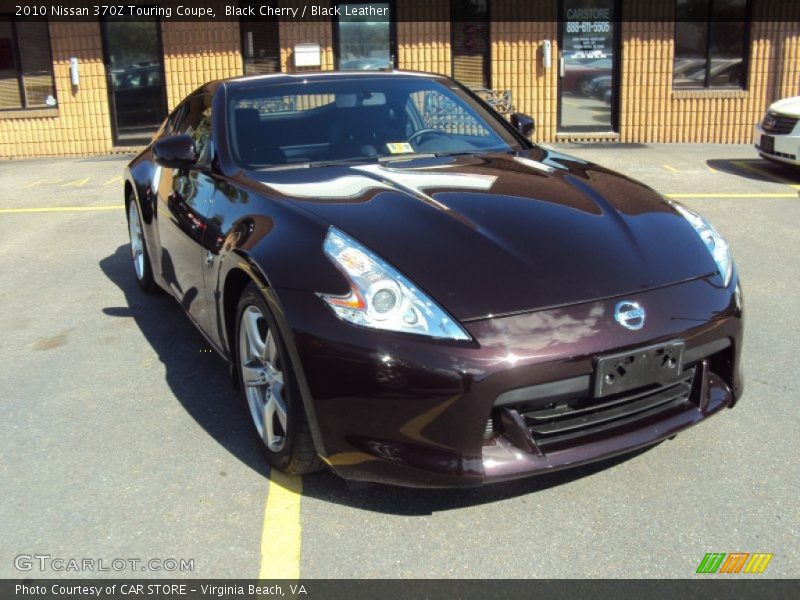 Black Cherry / Black Leather 2010 Nissan 370Z Touring Coupe