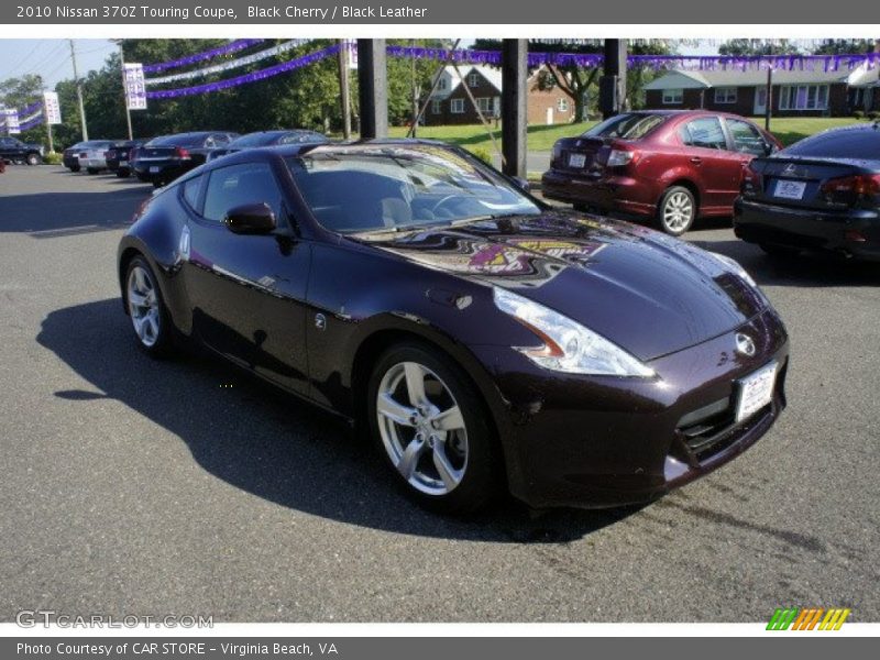 Black Cherry / Black Leather 2010 Nissan 370Z Touring Coupe