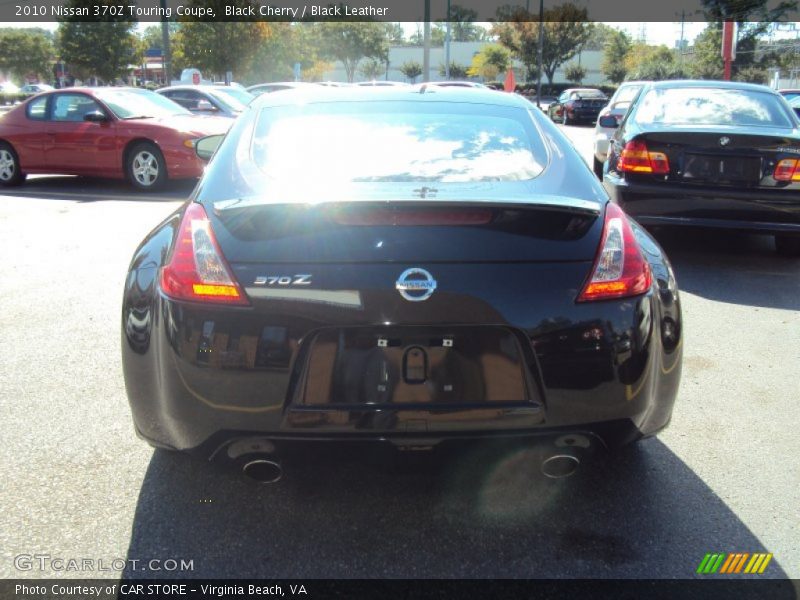 Black Cherry / Black Leather 2010 Nissan 370Z Touring Coupe