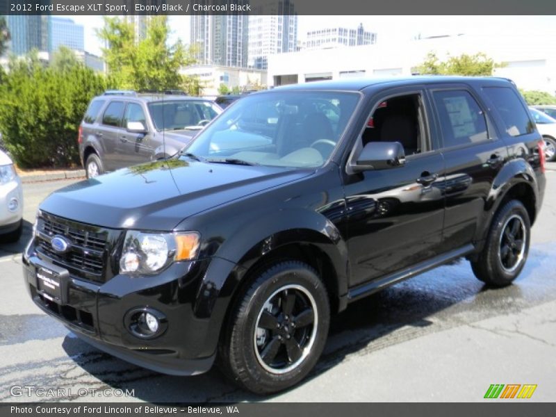 Ebony Black / Charcoal Black 2012 Ford Escape XLT Sport